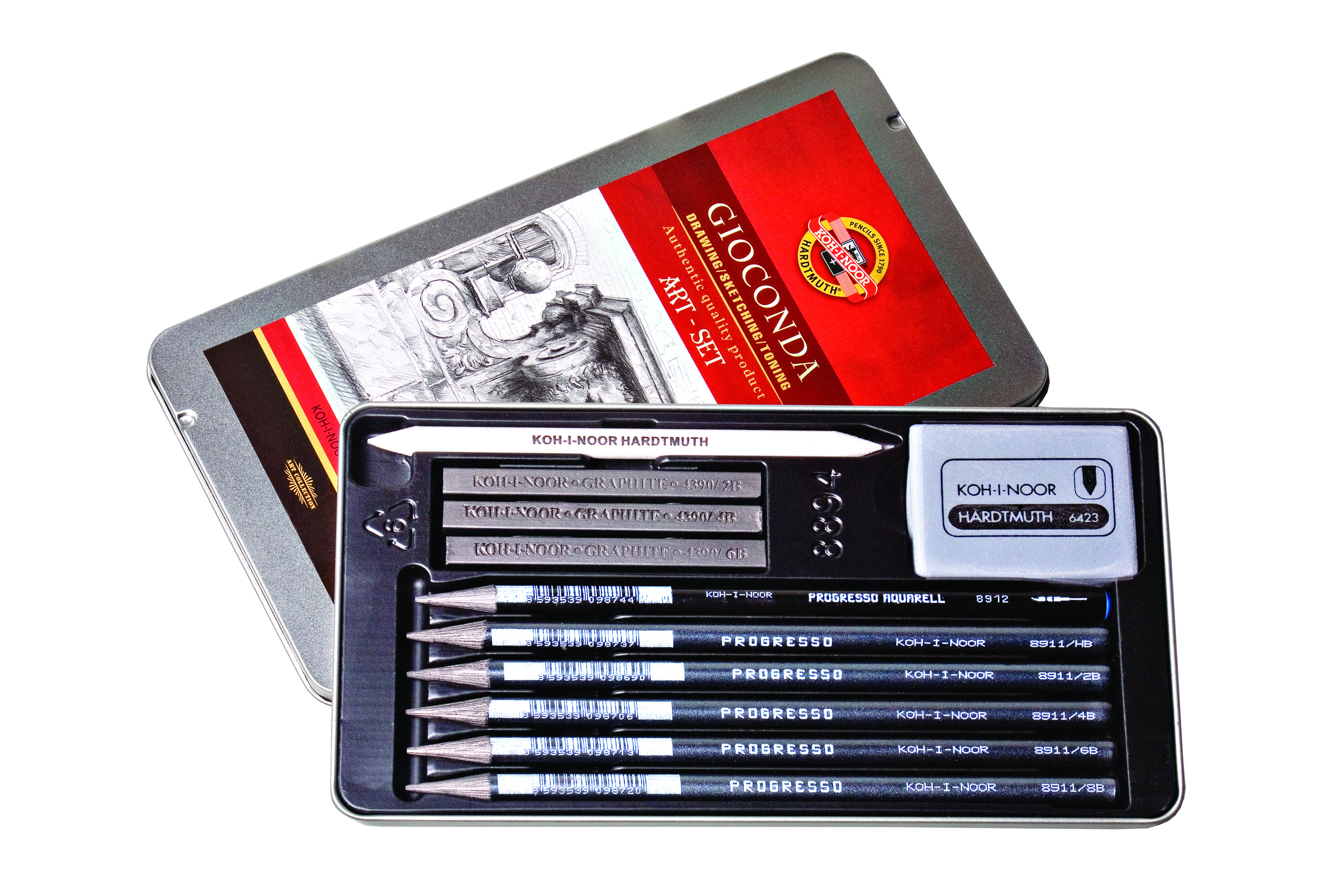 ESTOJO KOH I NOOR DESENHO ESBOÇO 11pcs 8894