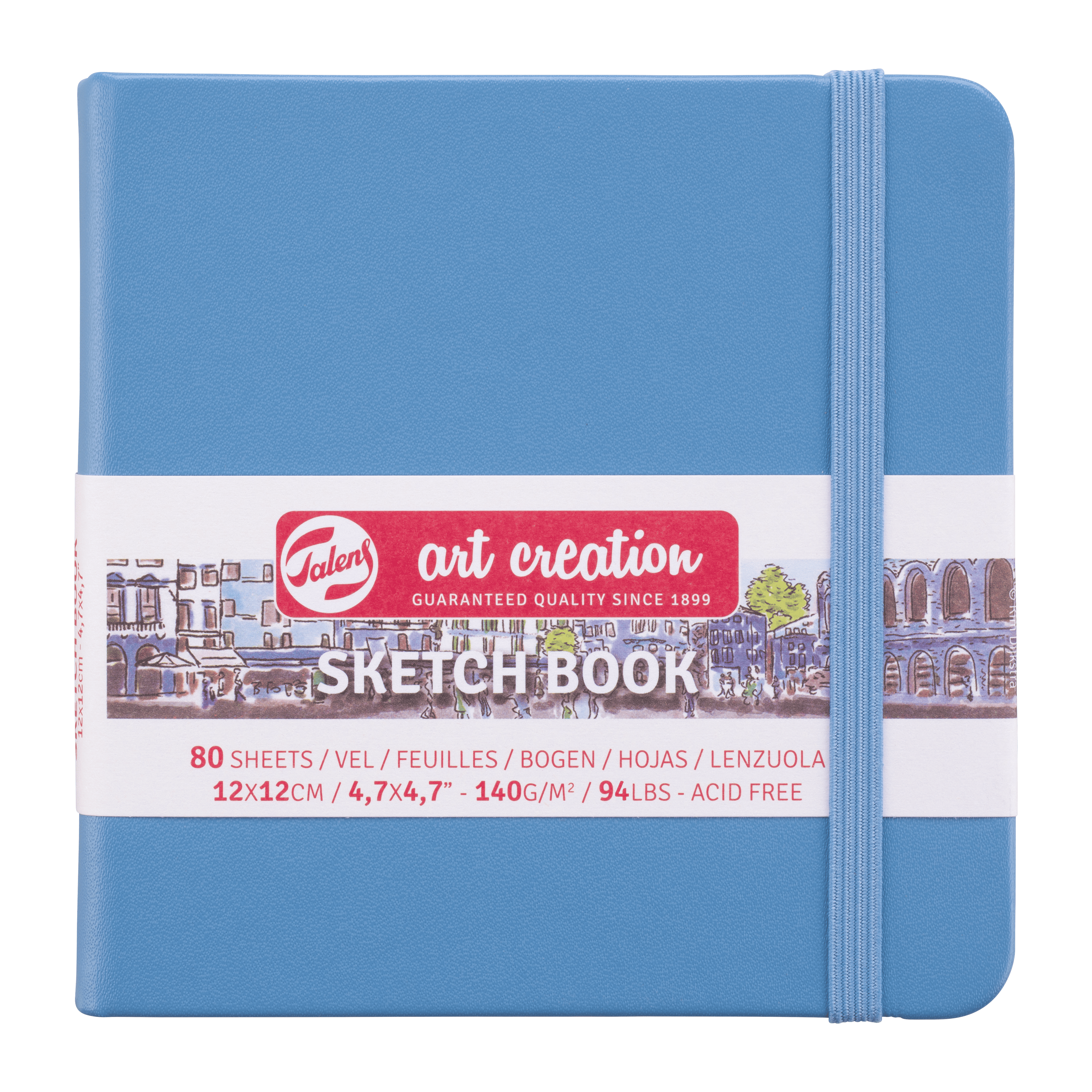 CAD DES SKETCHBOOK TAC 80FLS 12X12 LT BLUE